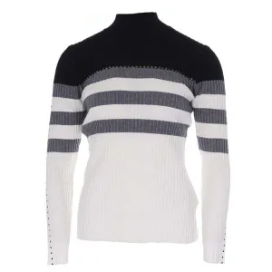 Leo & Ugo Women's Half Stripped Sweater