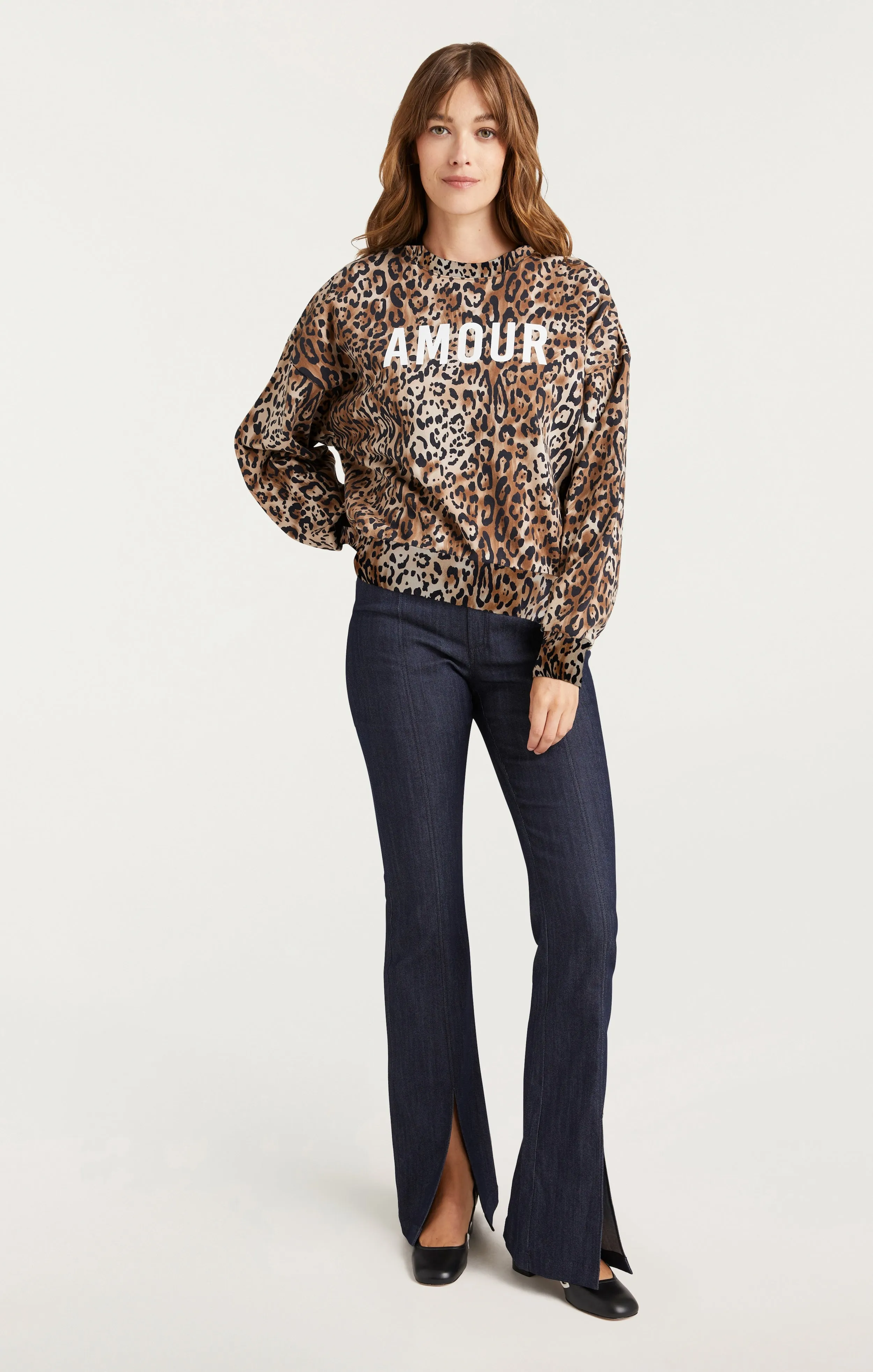 Leopard Amour Brandy Sweatshirt Pullover