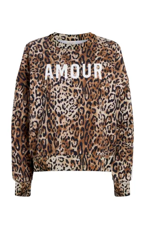 Leopard Amour Brandy Sweatshirt Pullover