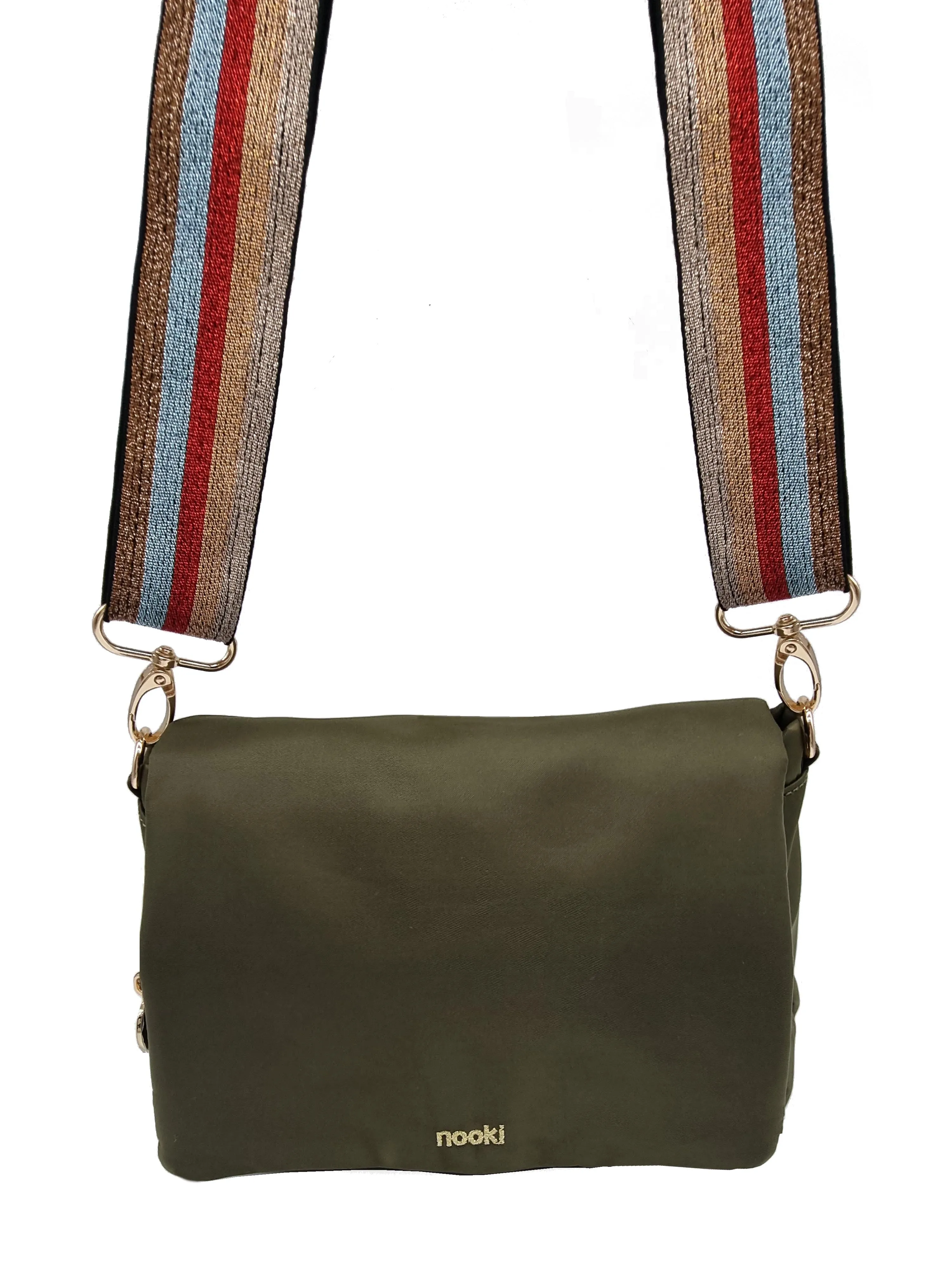 LEYTON NEW CROSS BODY BAG IN KHAKI