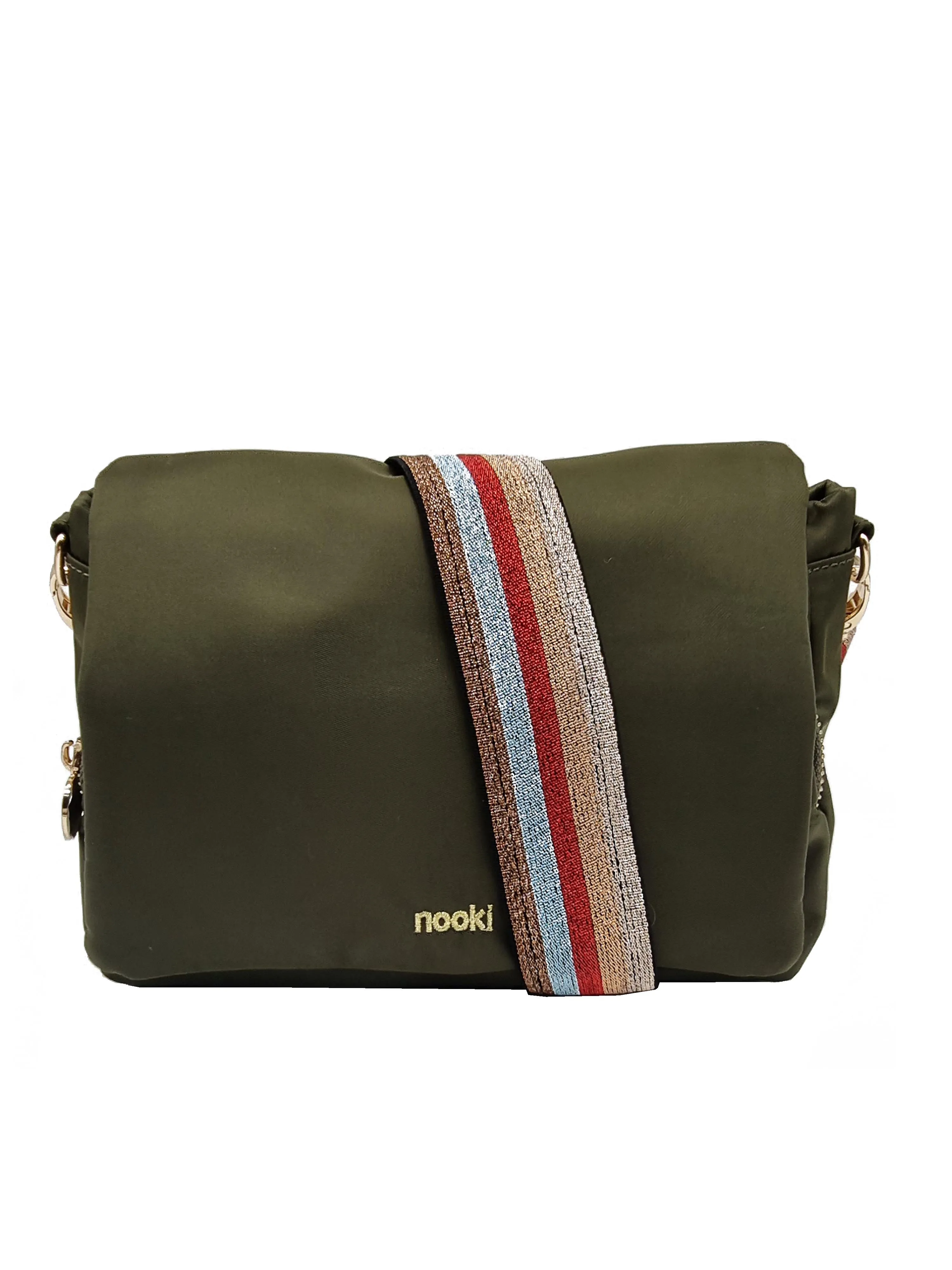 LEYTON NEW CROSS BODY BAG IN KHAKI