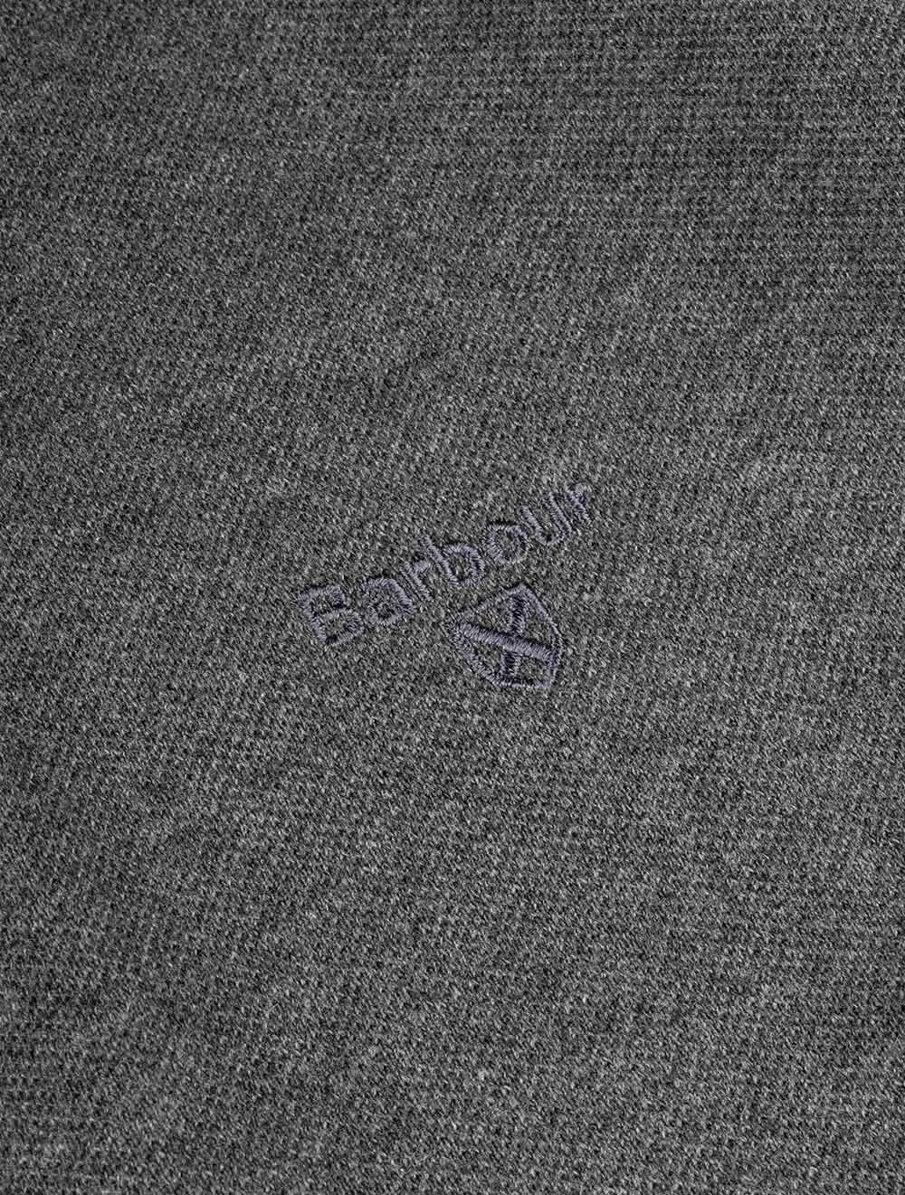 Long Sleeve Sports Polo-Grey