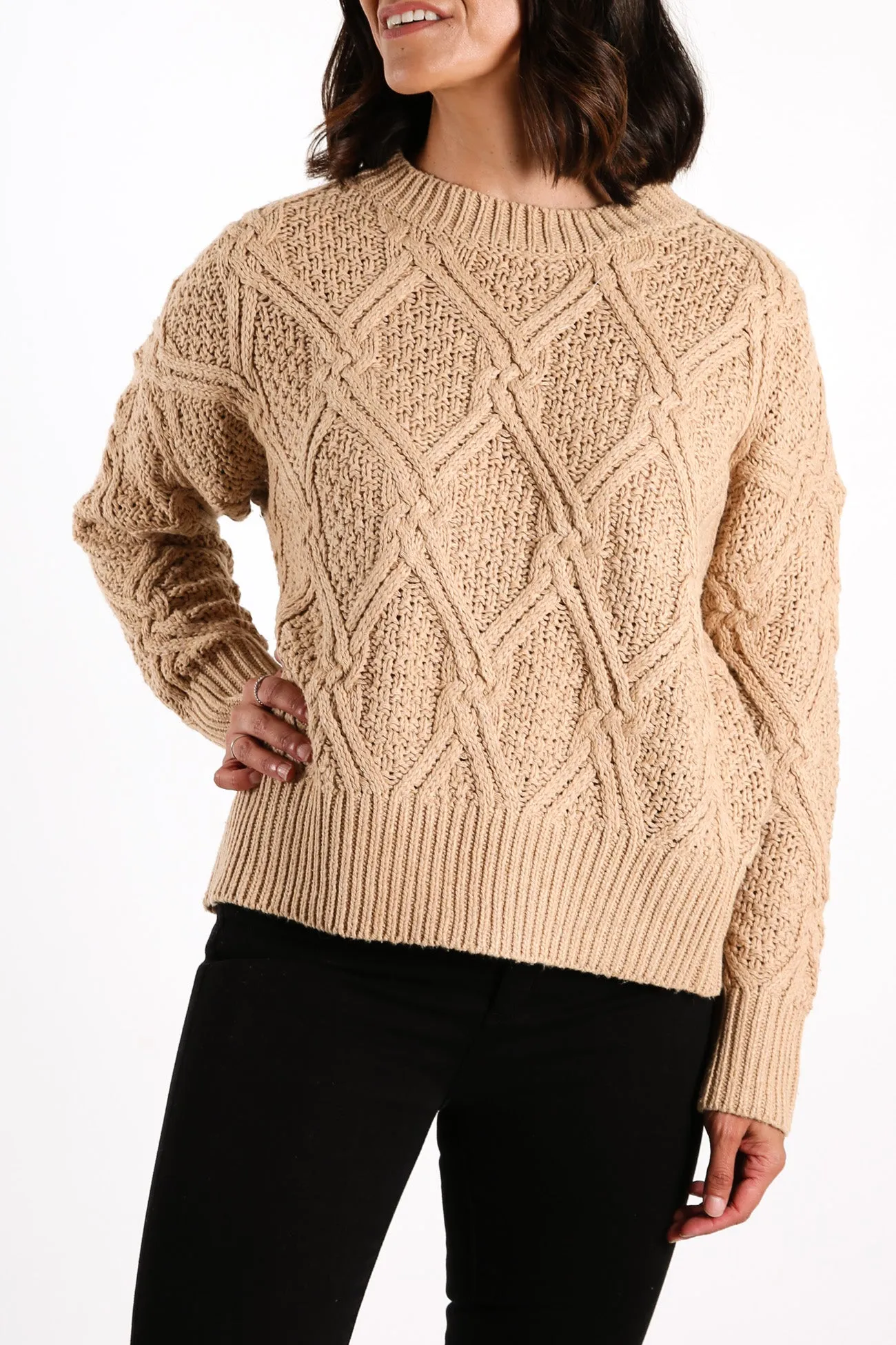 Lucy Knit Tan