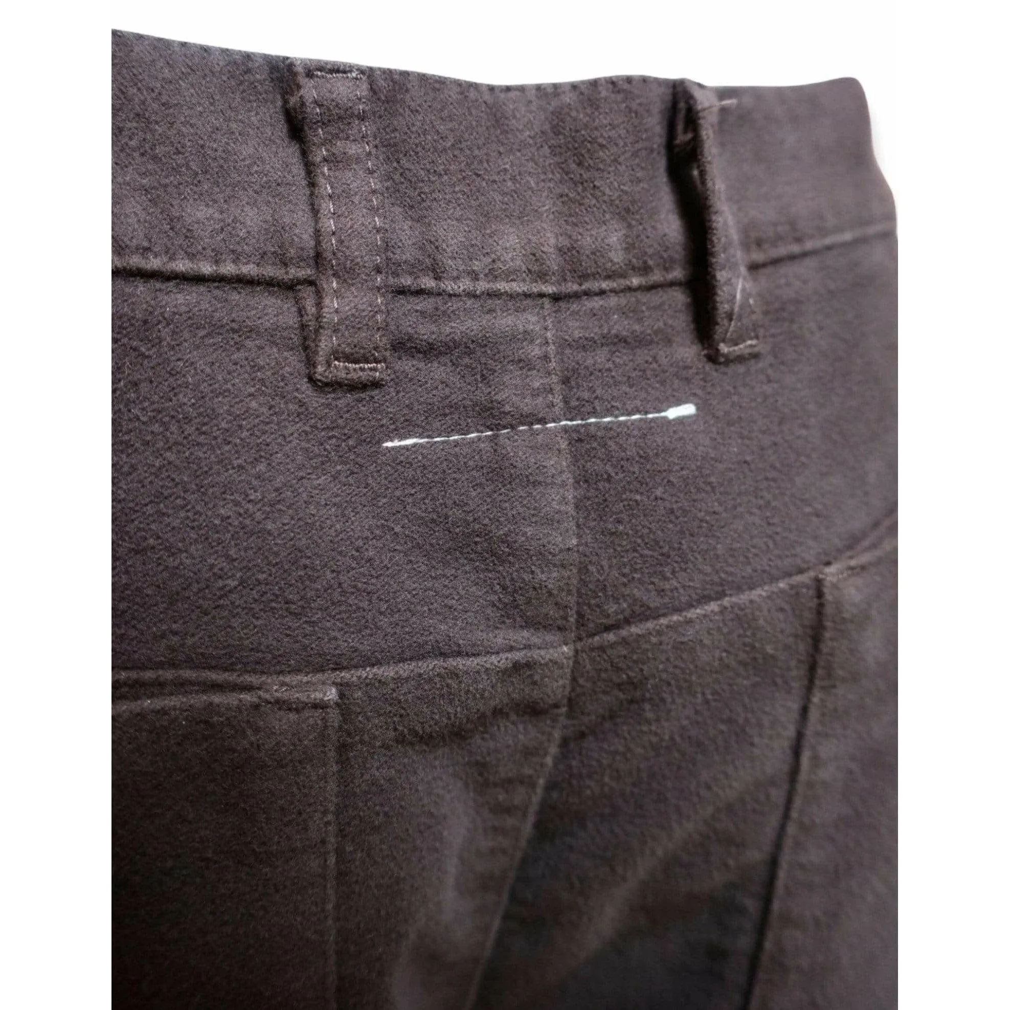 Maison Martin Margiela Brown Flannel Pant