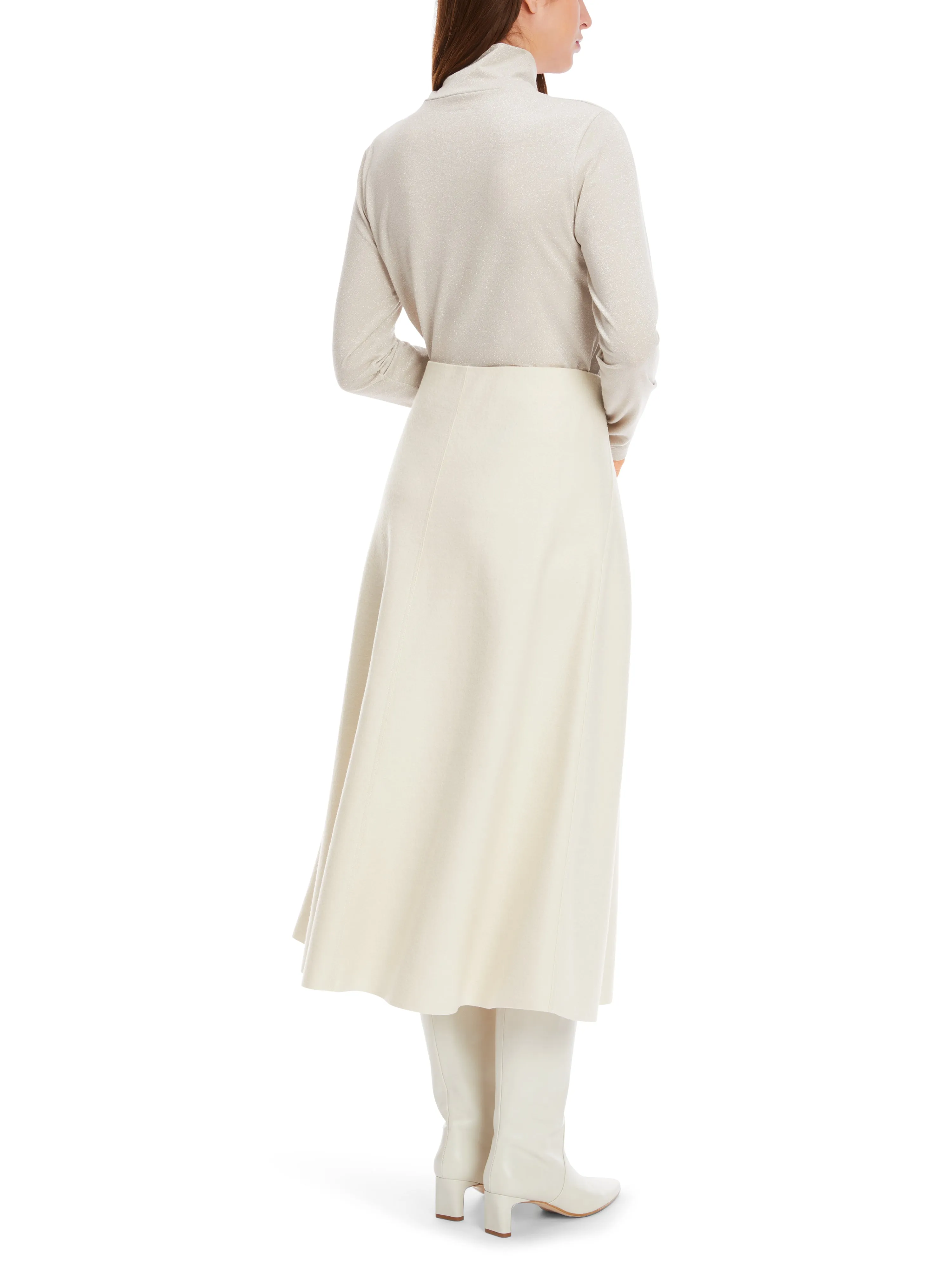 MARC CAIN Cream Skirt