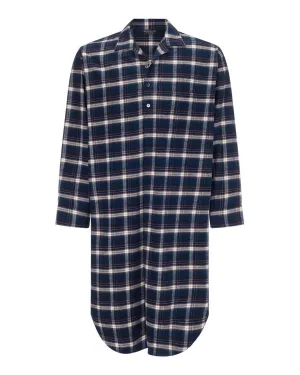 Men's Brushed Cotton Nightshirt - Drumore