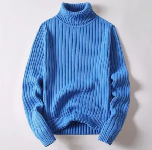 Men's Luxurious Heritage Merino Wool Turtleneck Sweater | Ideal for Autumn/Winter