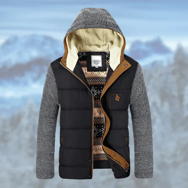 Men's Warm Casual Hooded Winter Coat with Soft Lining | Ideal for Autumn/Winter