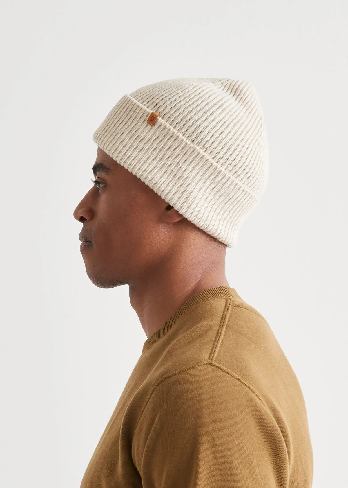 Merino Wool Toque - Bone