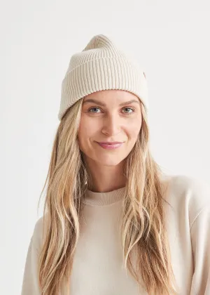 Merino Wool Toque - Bone