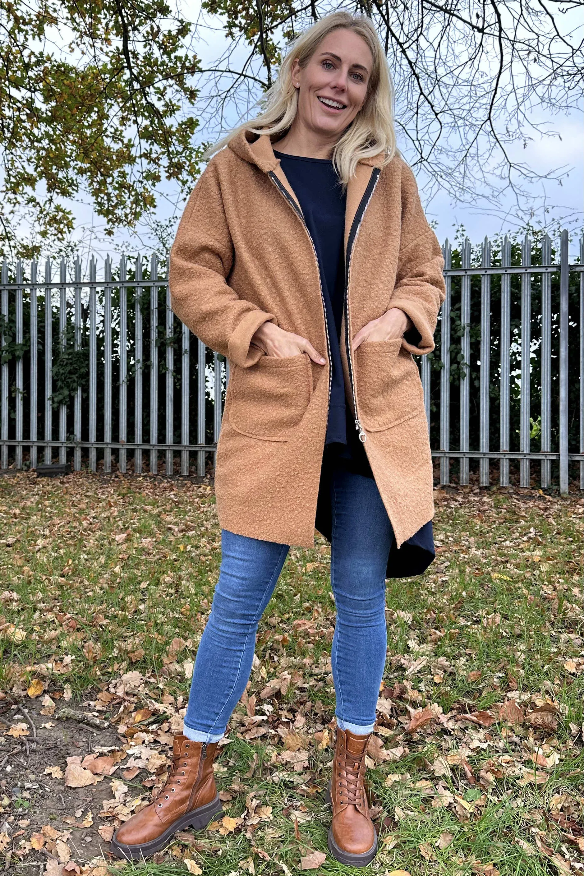 Miranda Boucle Jacket Camel