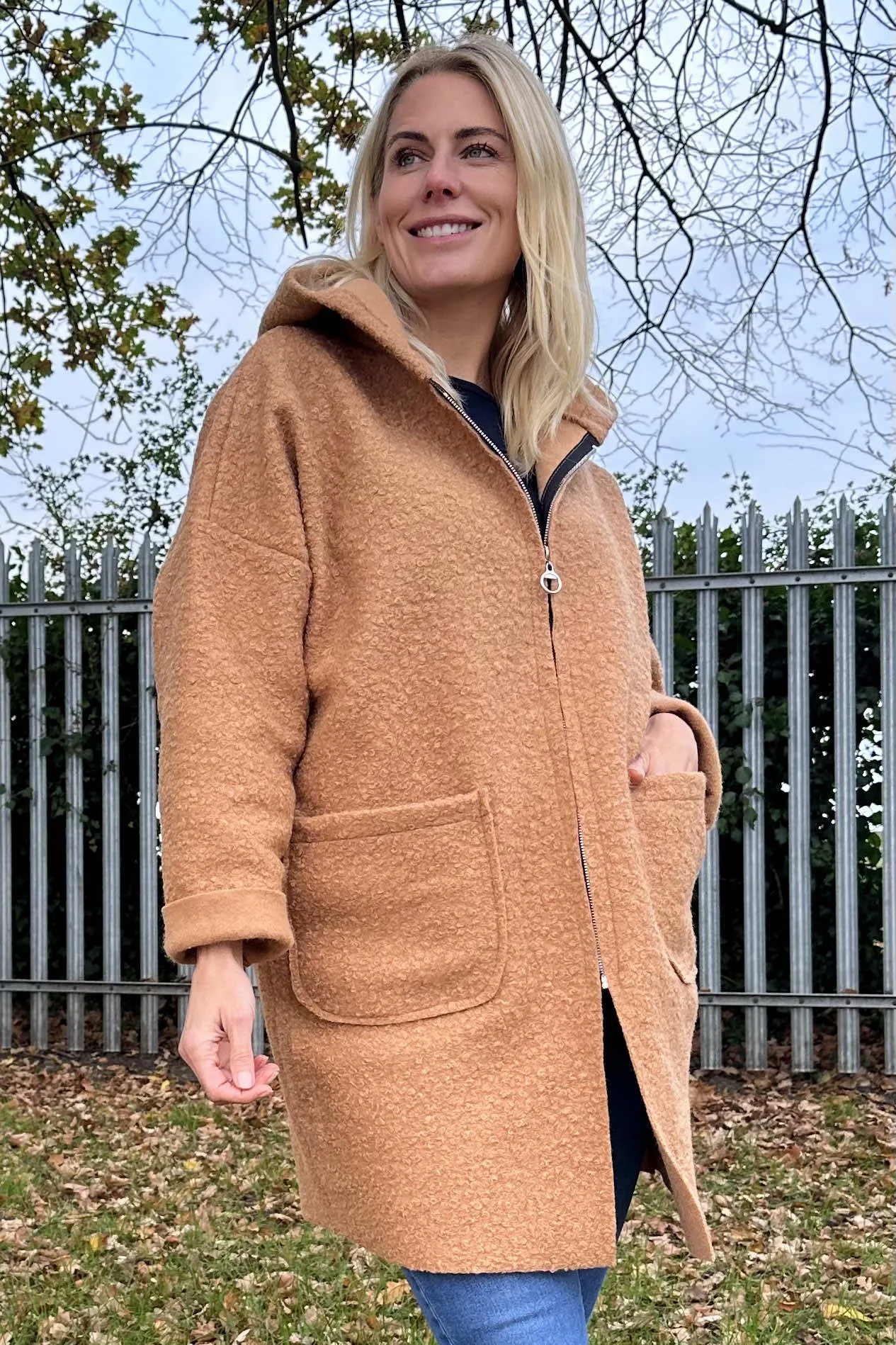 Miranda Boucle Jacket Camel