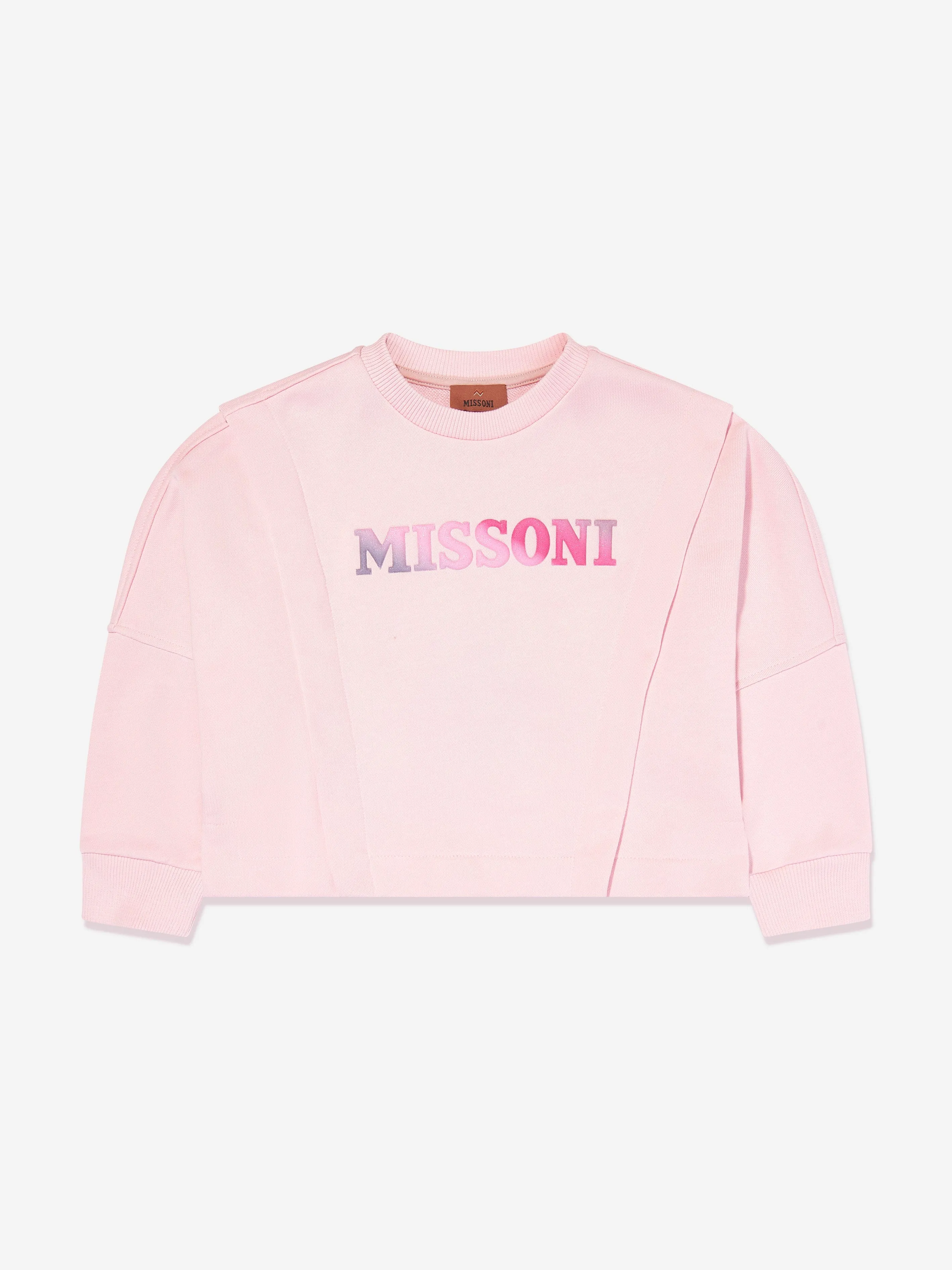 Missoni Girls Logo Tracksuit in Pink