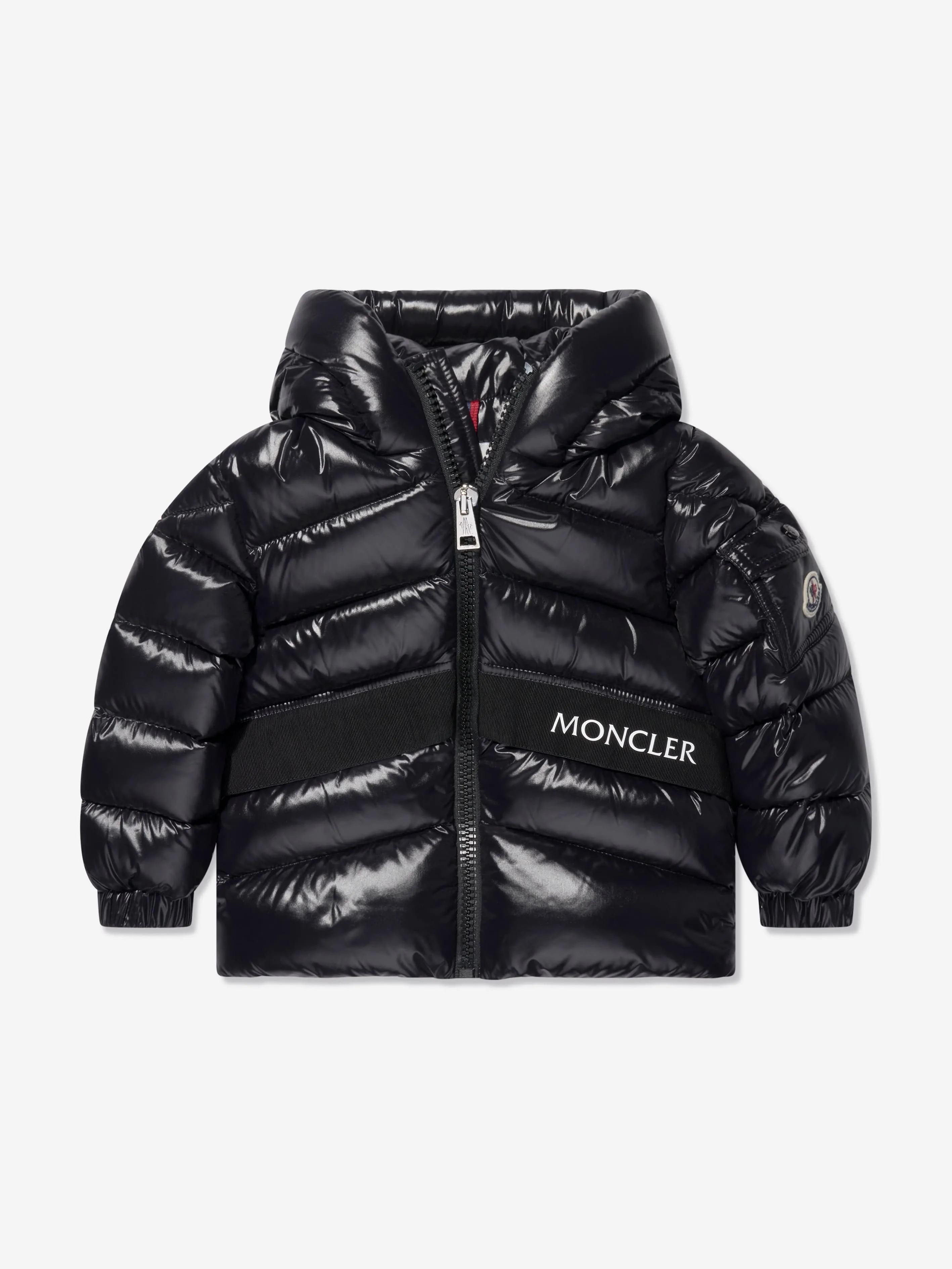 Moncler Enfant Boys Down Padded Groseiller Jacket in Black