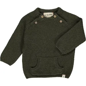 MORRISON BABY SWEATER - GREEN