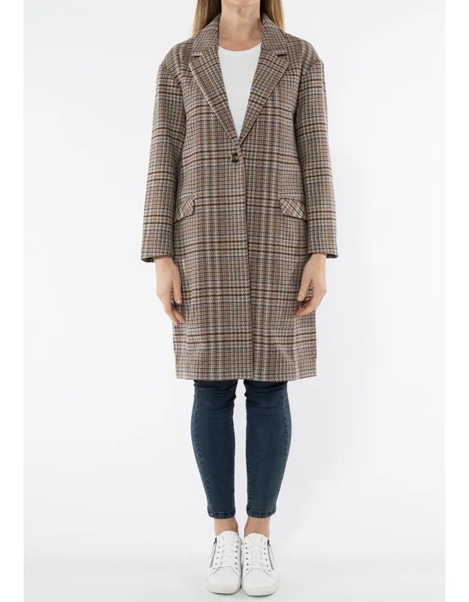 Multi Check Coat