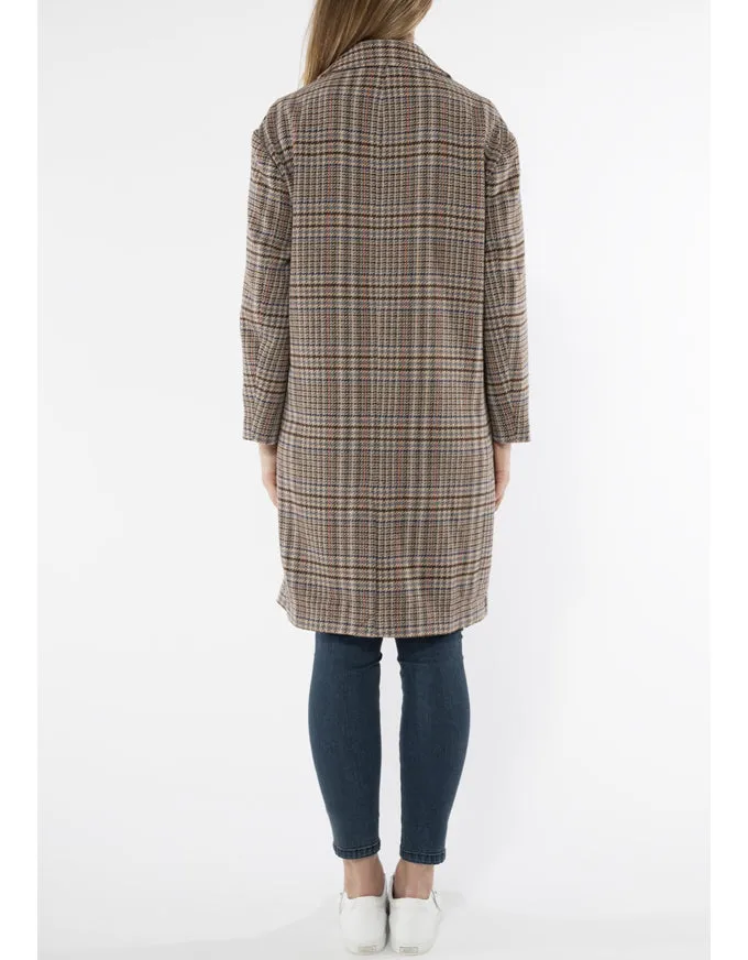 Multi Check Coat