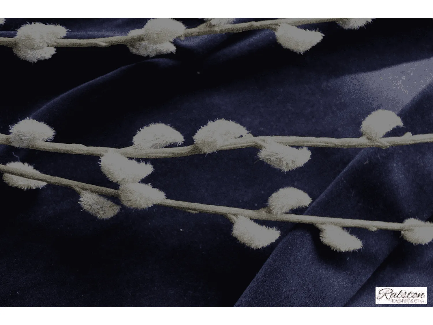 NAVY BLUE - Cotton Dressmaking Velvet / Velveteen Fabric  - Light weight