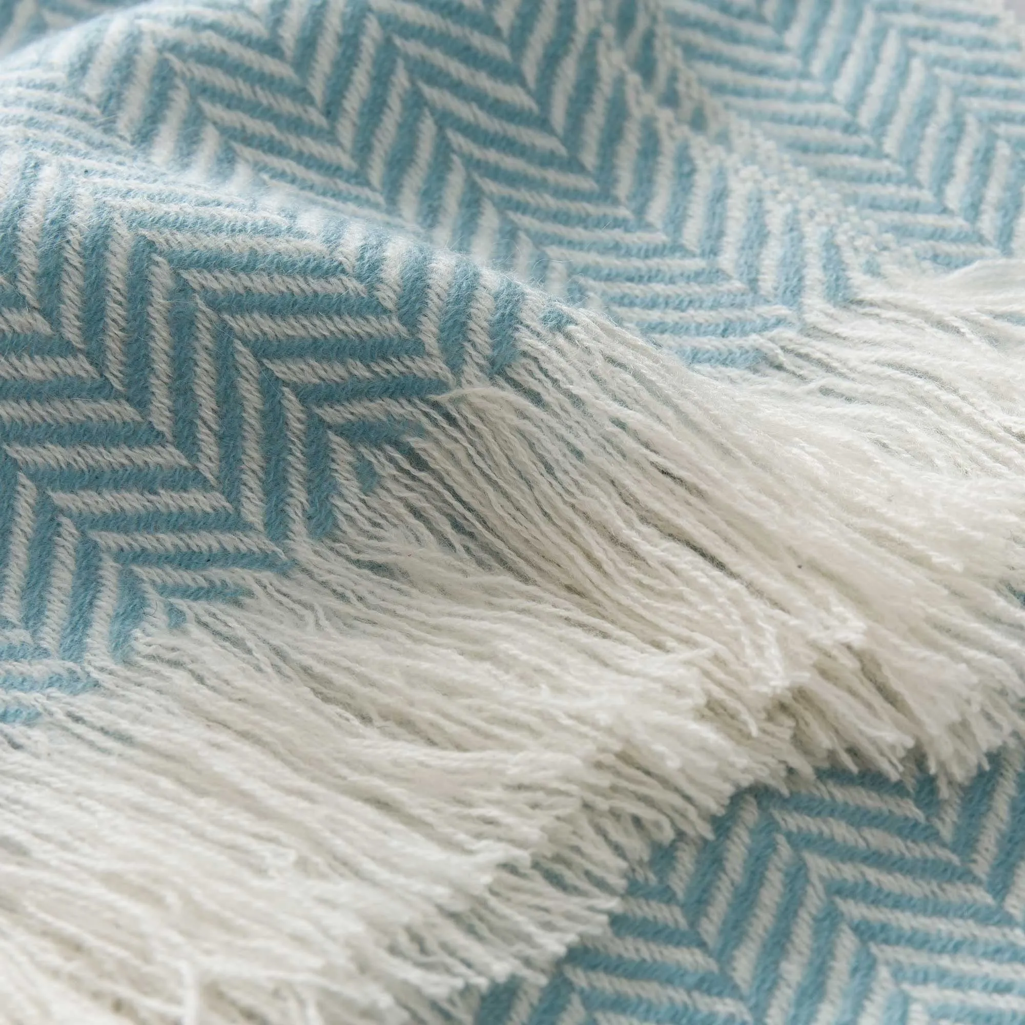 Nerva Cashmere Scarf [Mint/Cream]