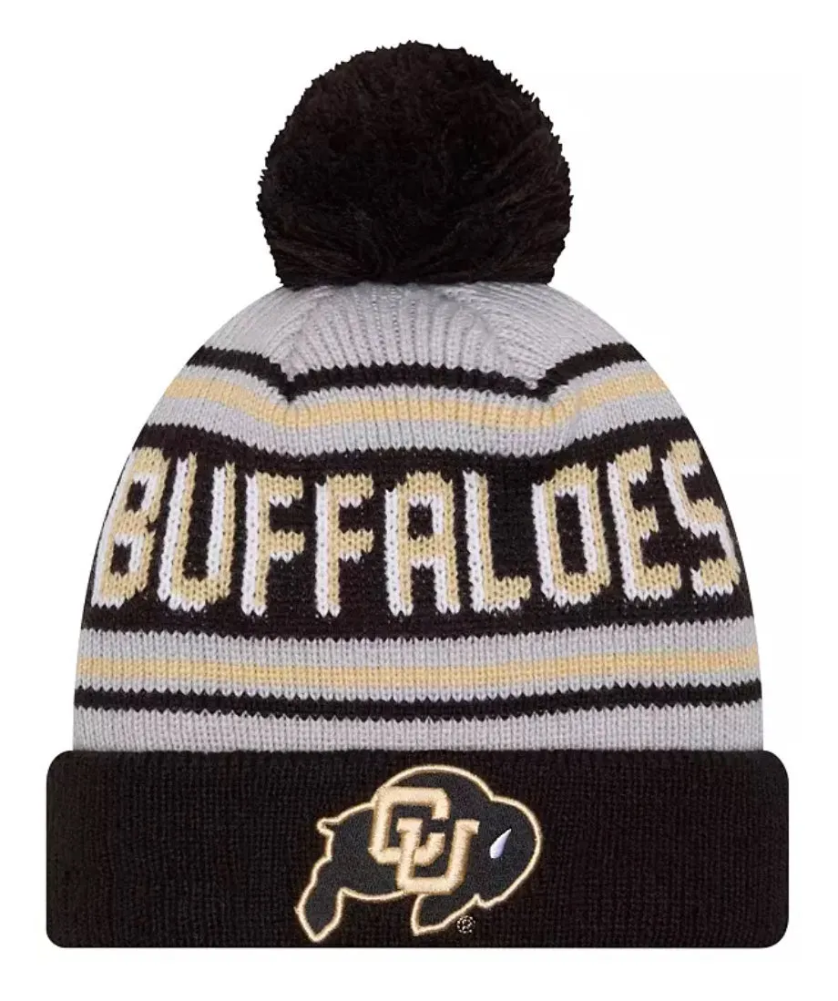 New Era Colorado Buffaloes Pom Knit