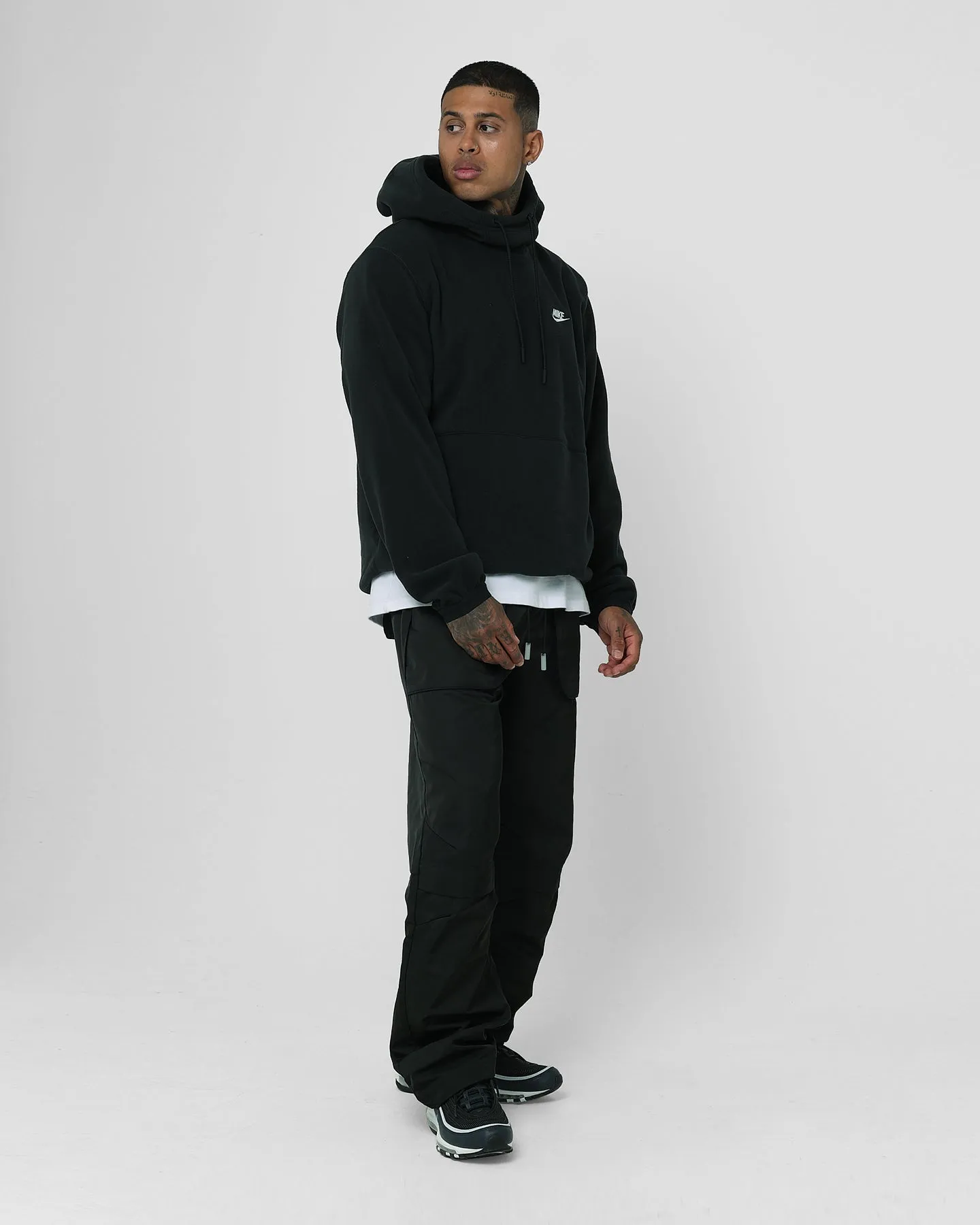 Nike Fleece Winter Pullover Hoodie Black/Sail