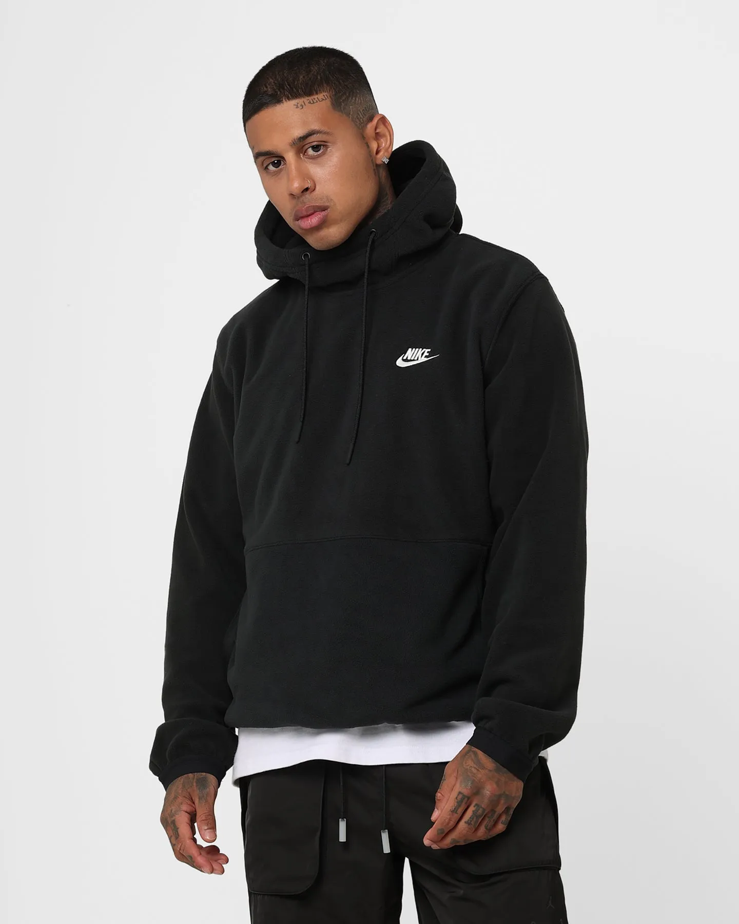 Nike Fleece Winter Pullover Hoodie Black/Sail