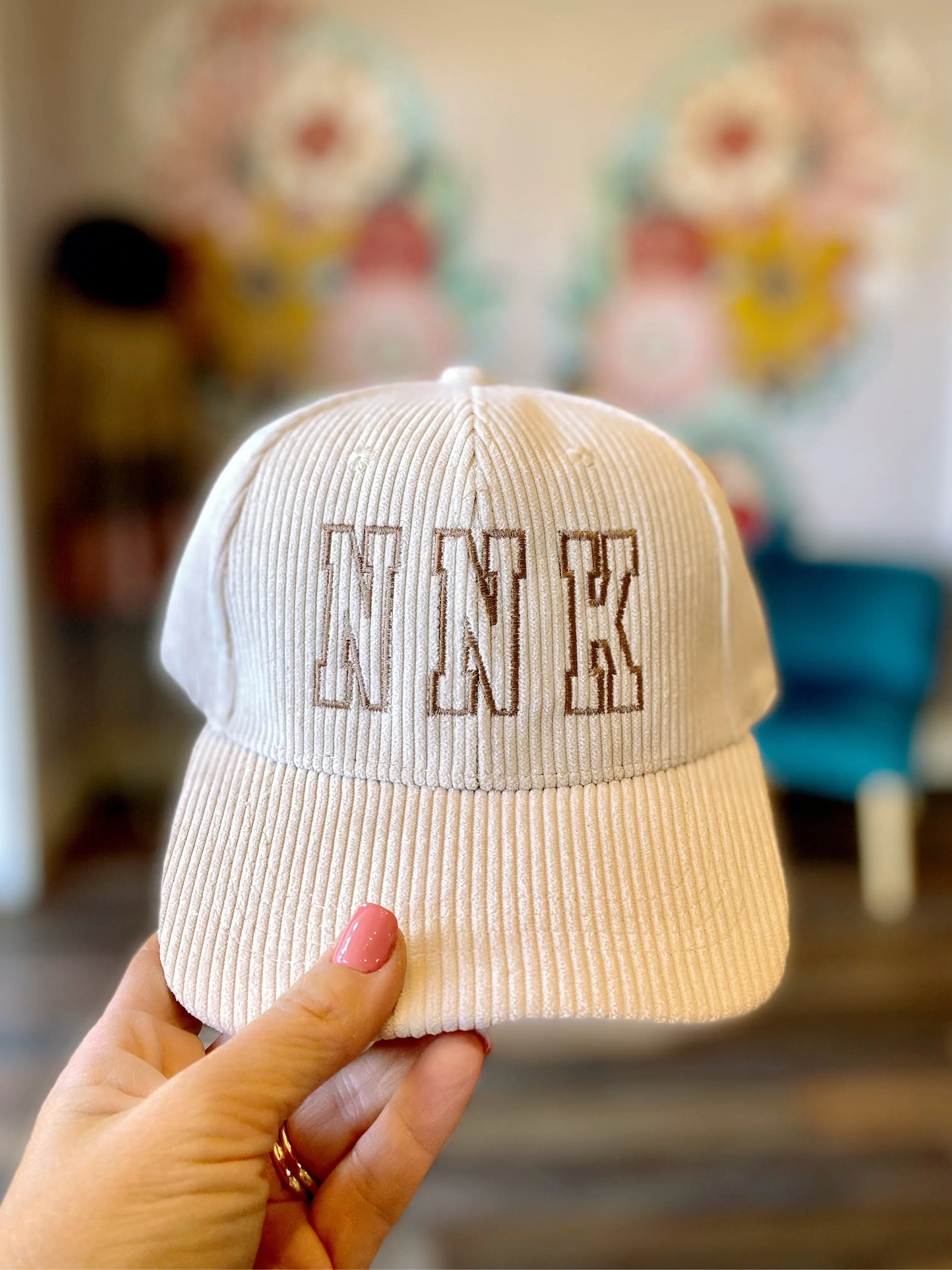 NNK -Northern Neck Embroidered Corduroy Hat