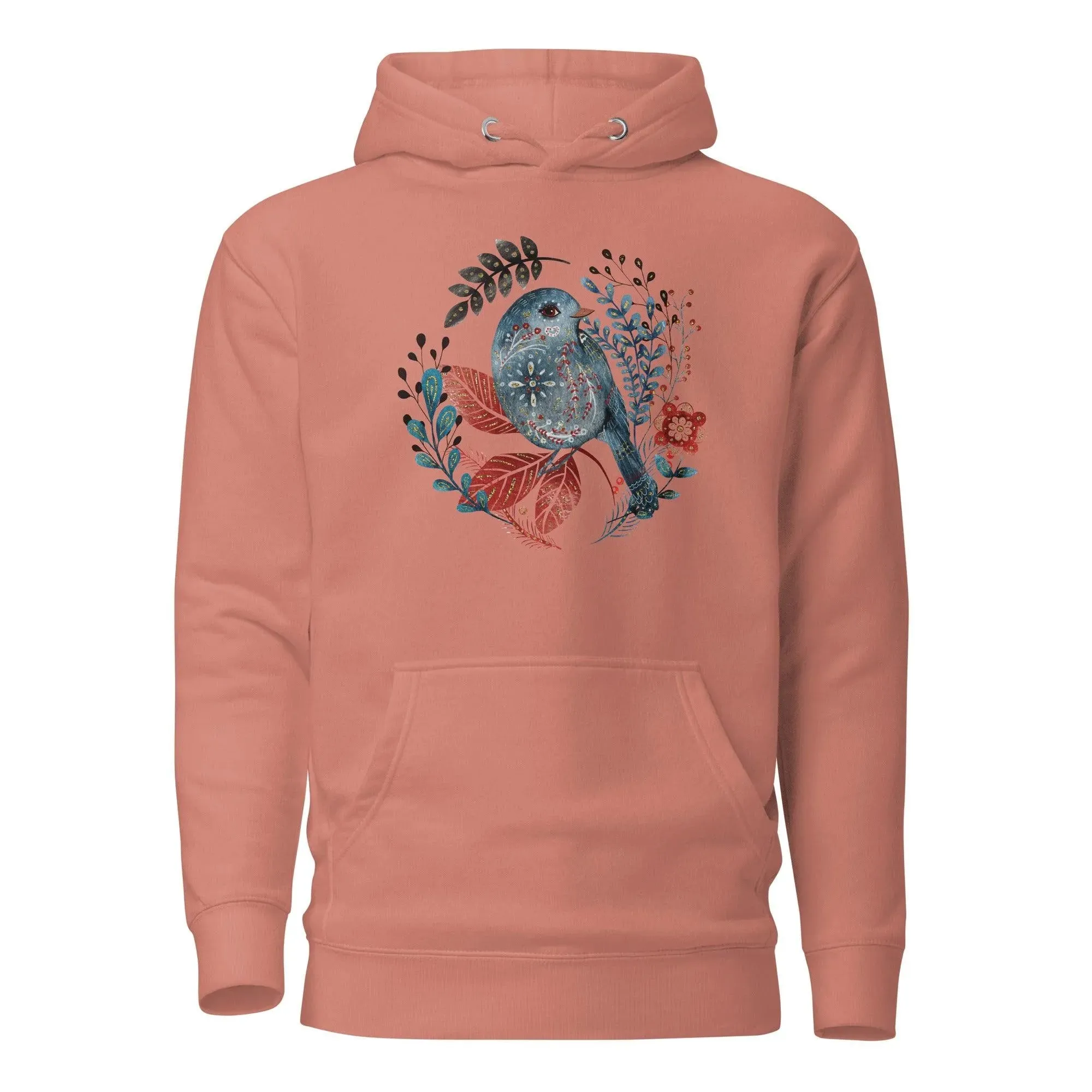 Nordic Winter Hoodie - Bird