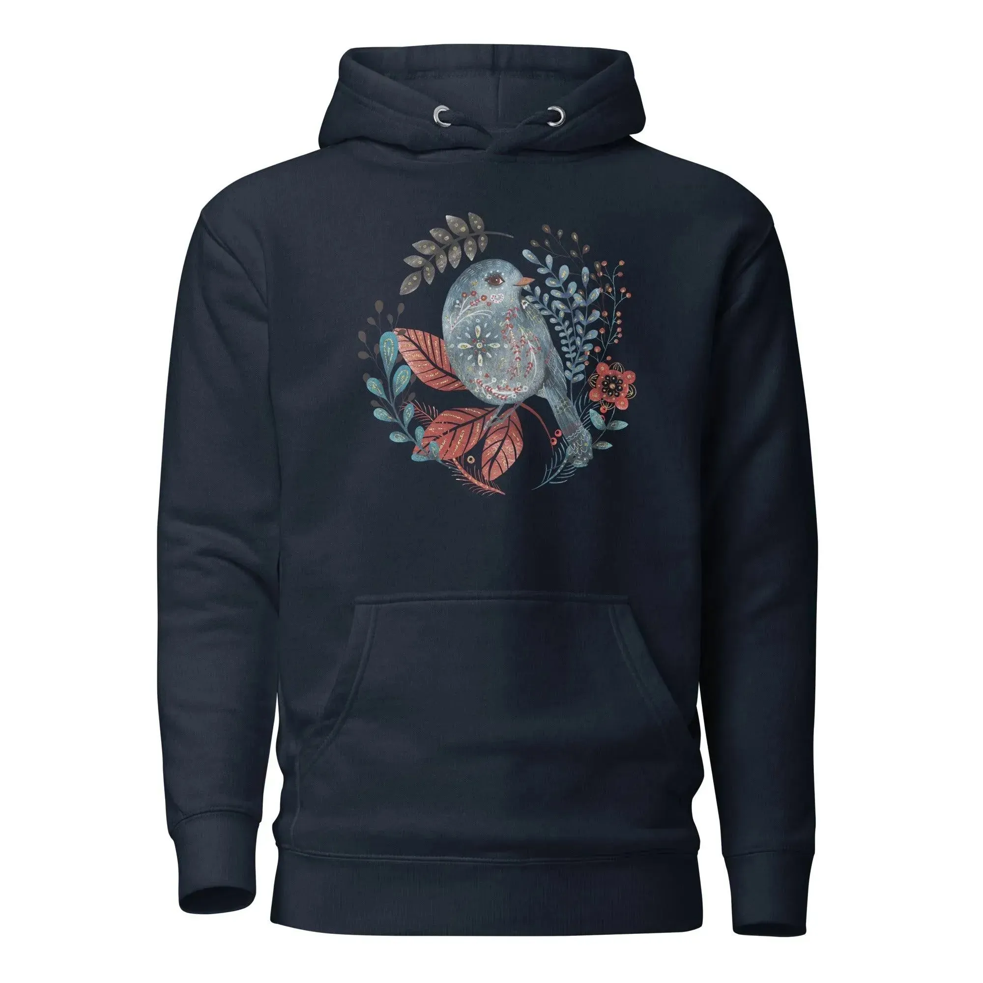 Nordic Winter Hoodie - Bird