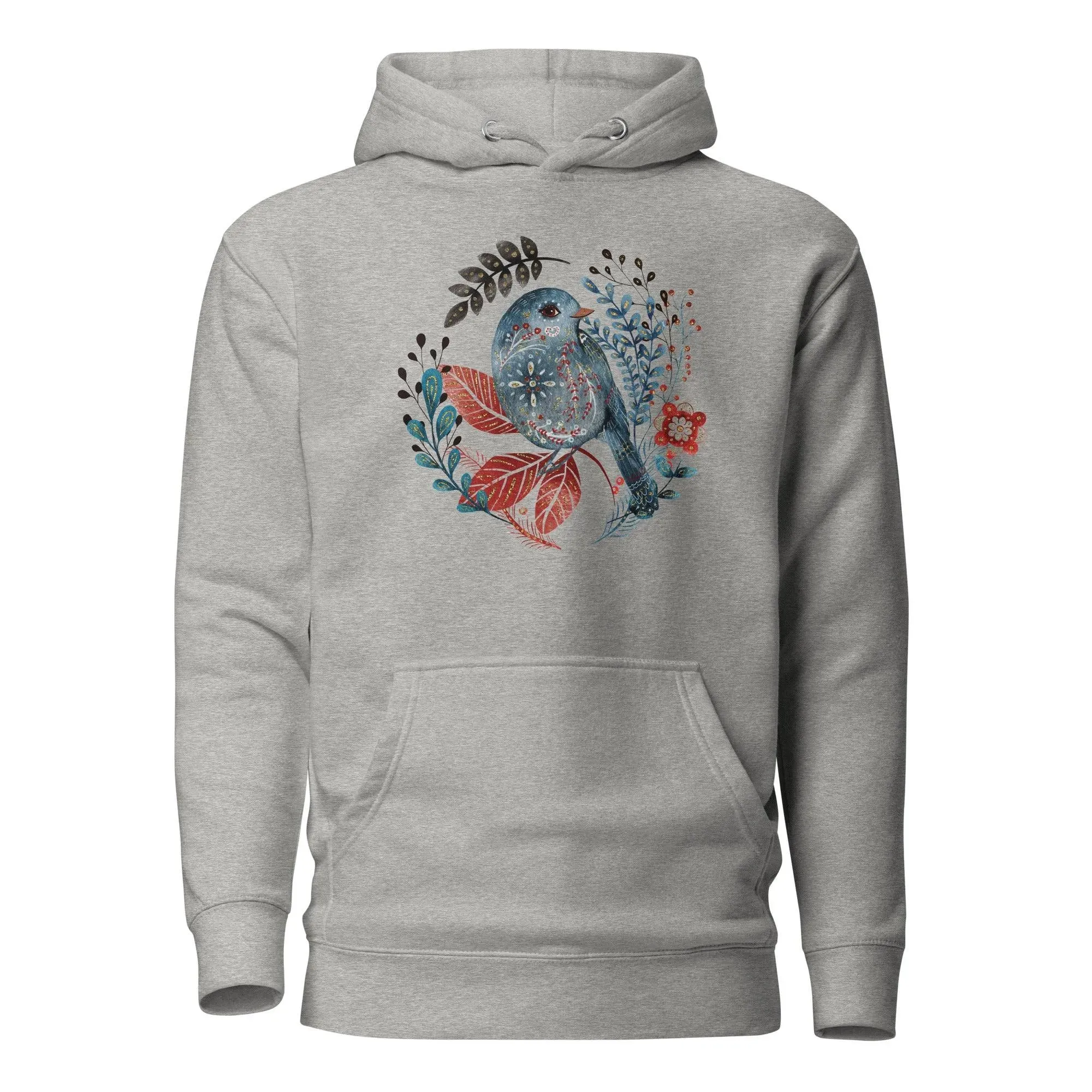 Nordic Winter Hoodie - Bird