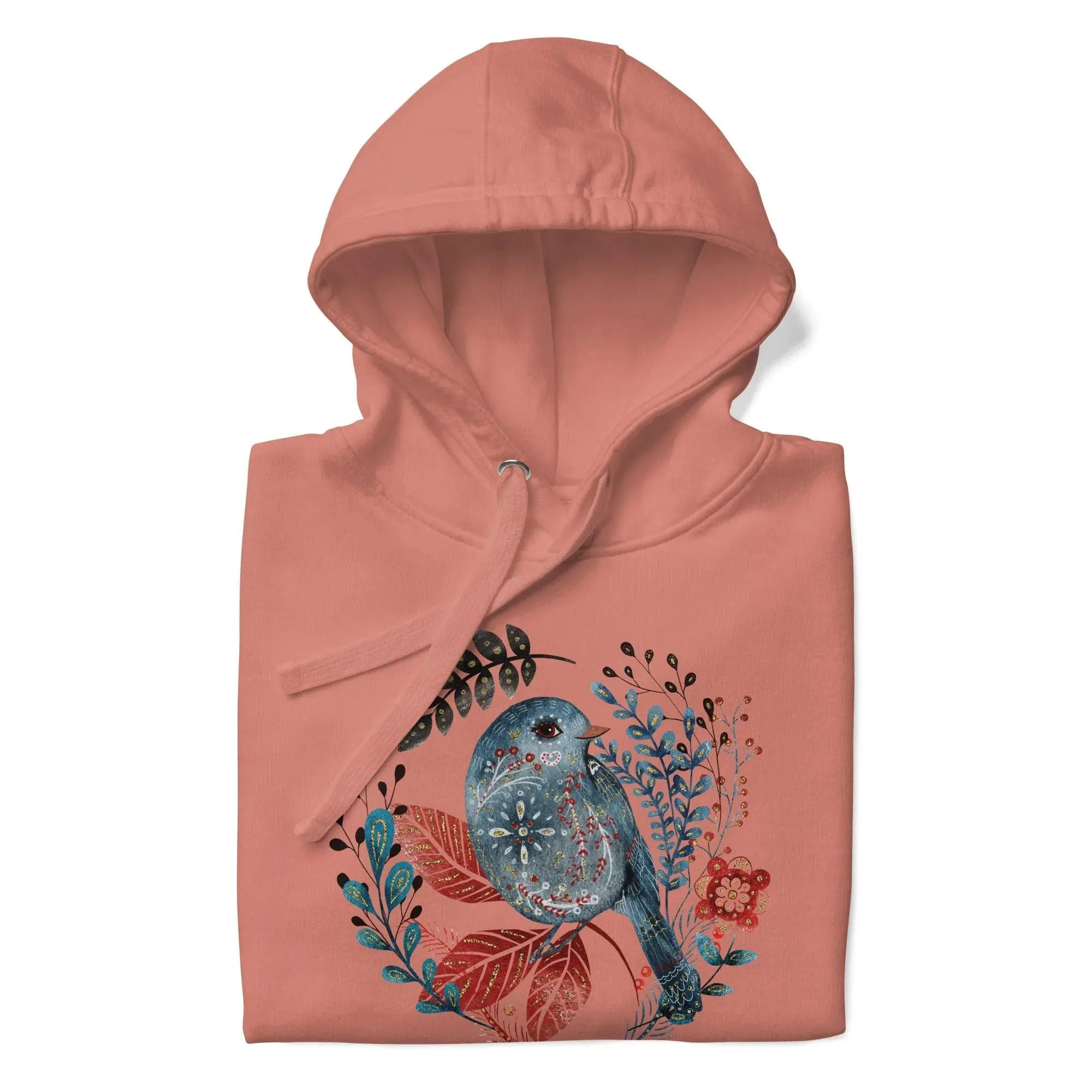 Nordic Winter Hoodie - Bird