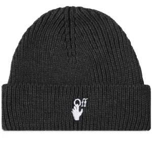 Off-White Black Hand Logo Beanie