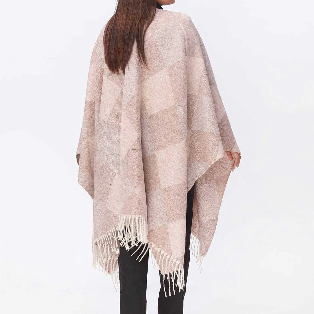 Peach Cape Shawl PW3885