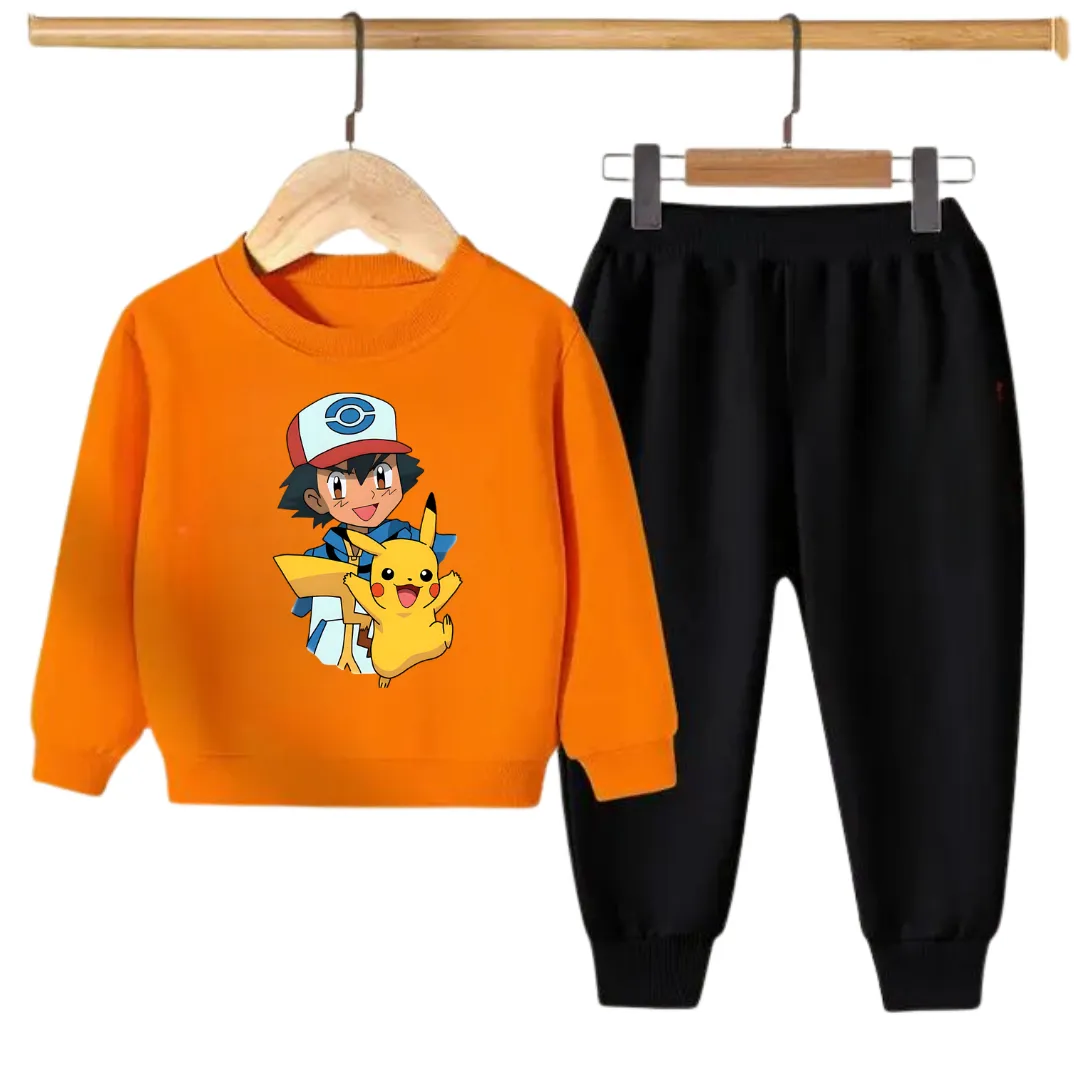 PICA CHU PRINTED SWEATSHIRT SET