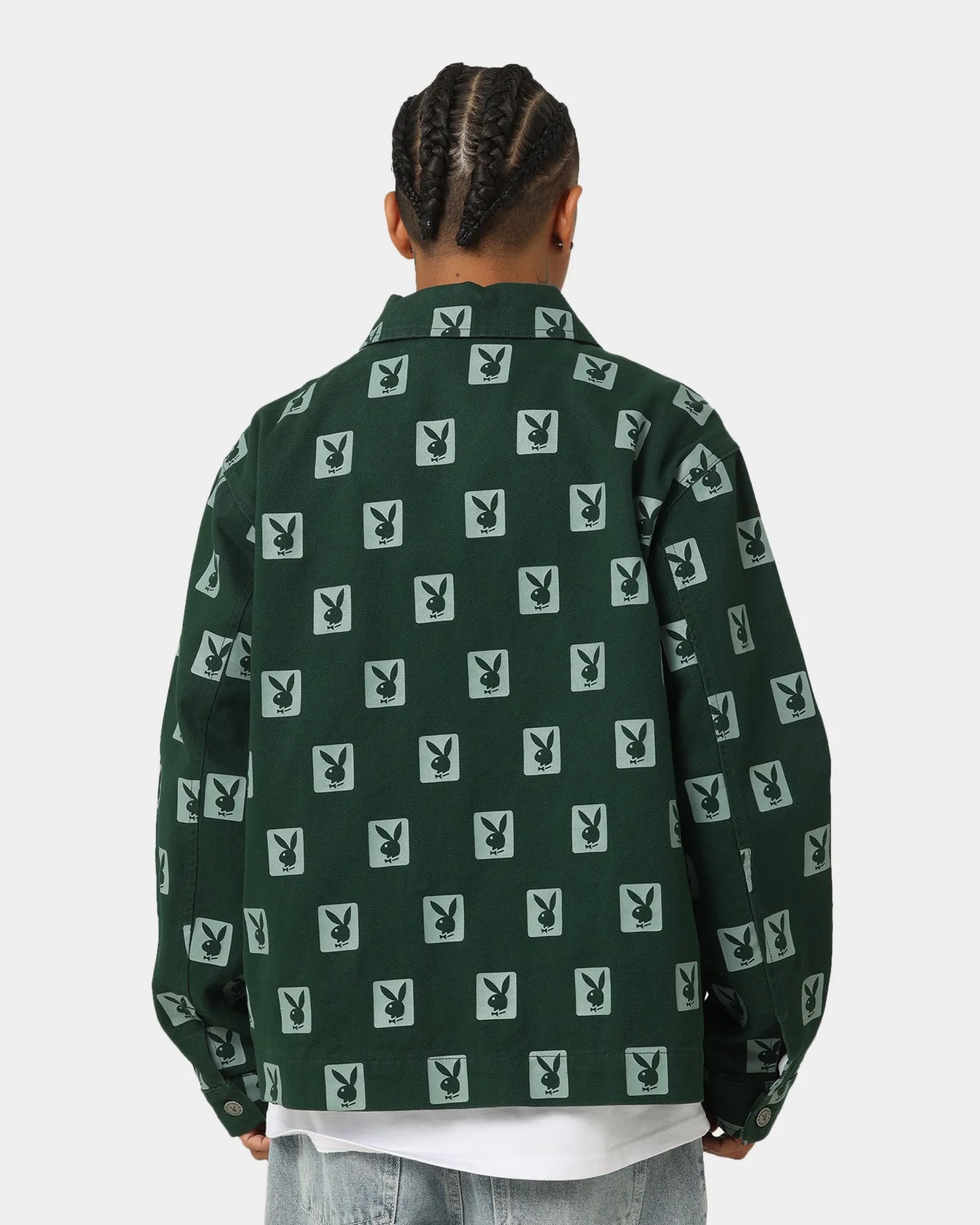 Playboy By CK Poker Jacket Green