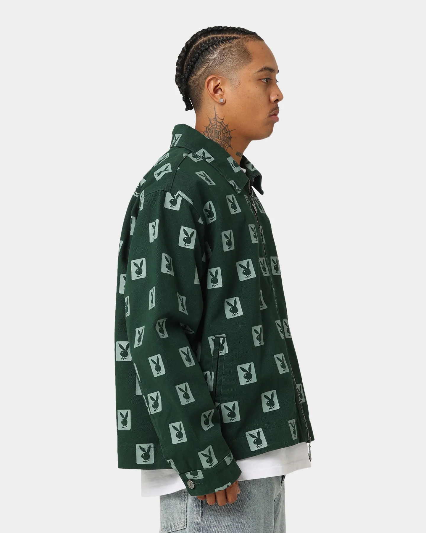 Playboy By CK Poker Jacket Green