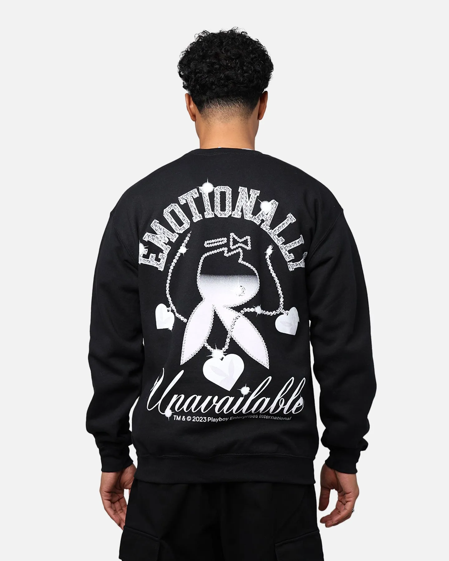 Playboy By Culture Kings Diamonds Are Forever Crewneck Black