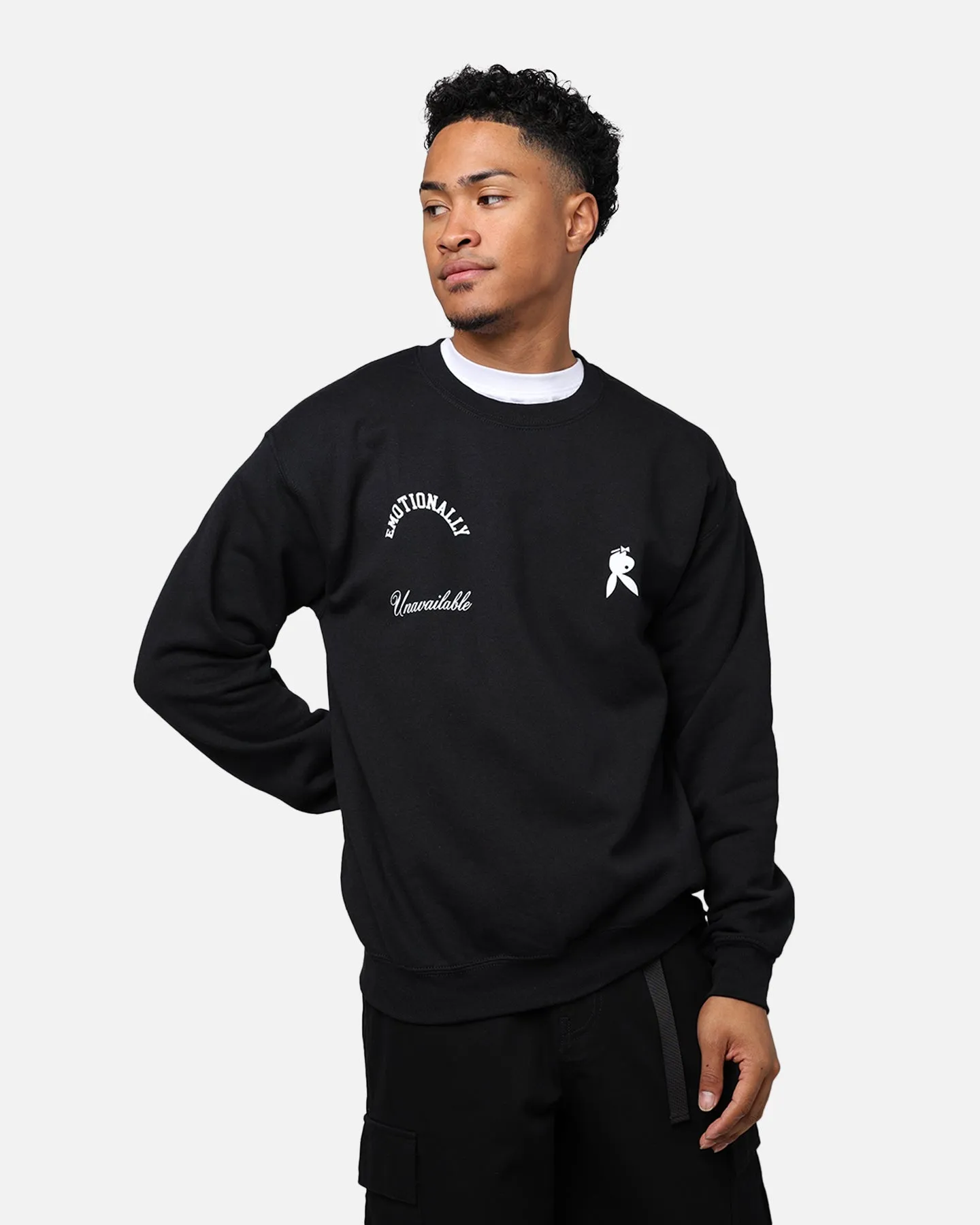 Playboy By Culture Kings Diamonds Are Forever Crewneck Black