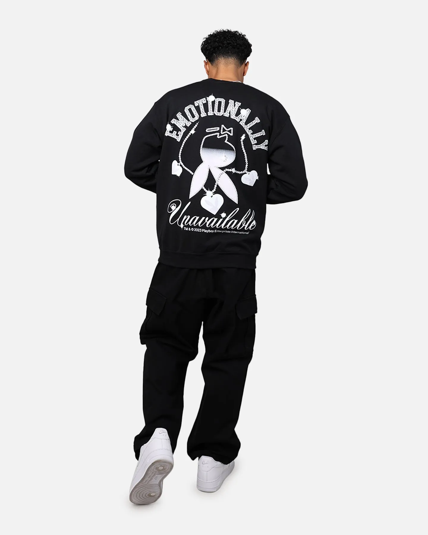 Playboy By Culture Kings Diamonds Are Forever Crewneck Black