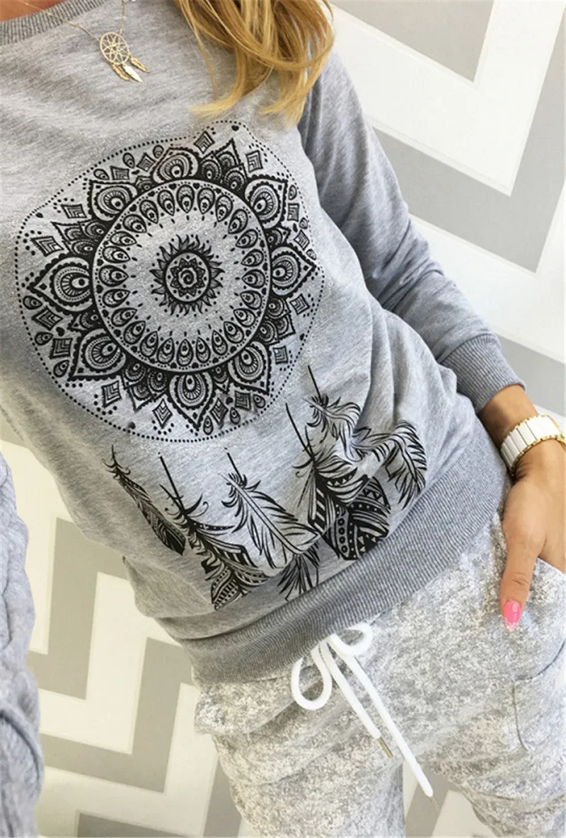 Printed Long-Sleeved T-Shirt