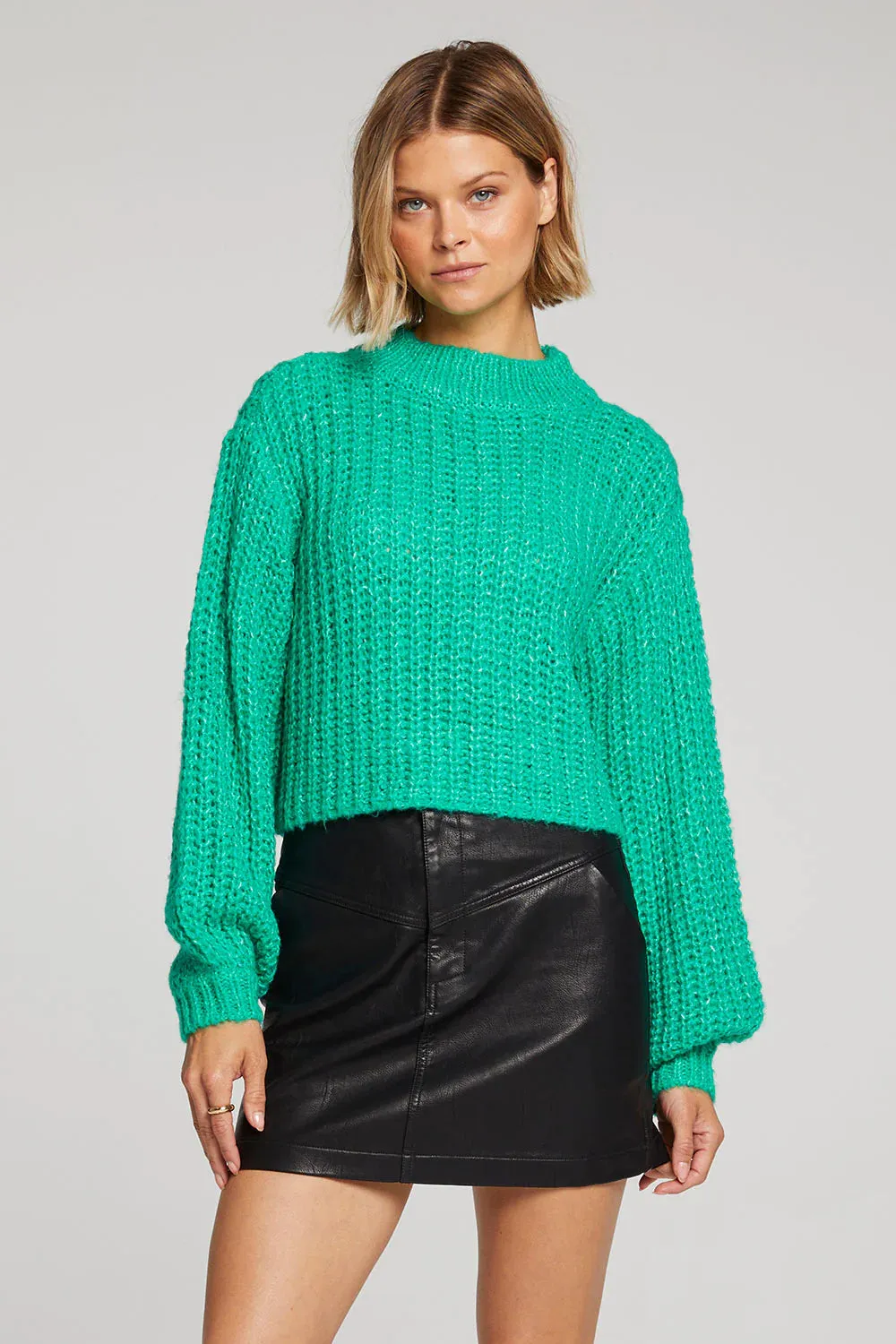 Quinn Sweater ~ Electric Green