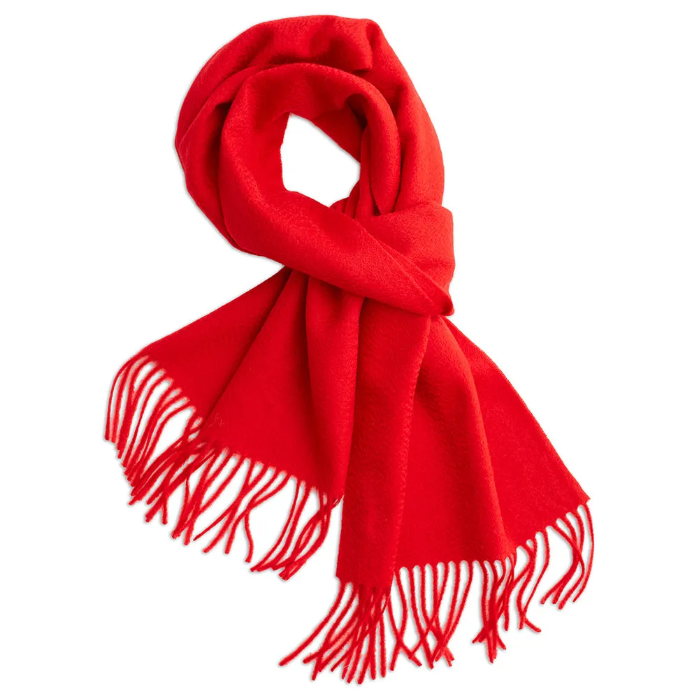 Red Cashmere Scarf