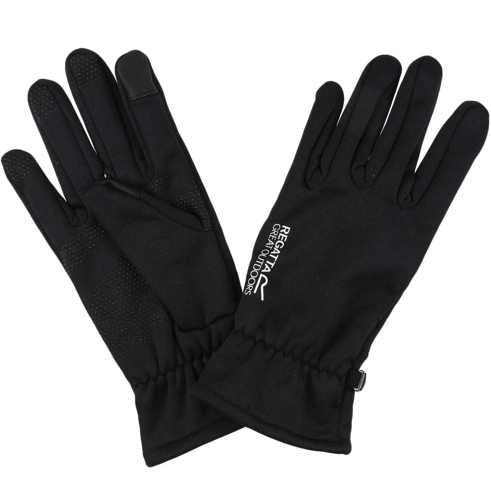 Regatta Adults Mens Touchtip Tech Gloves - Black