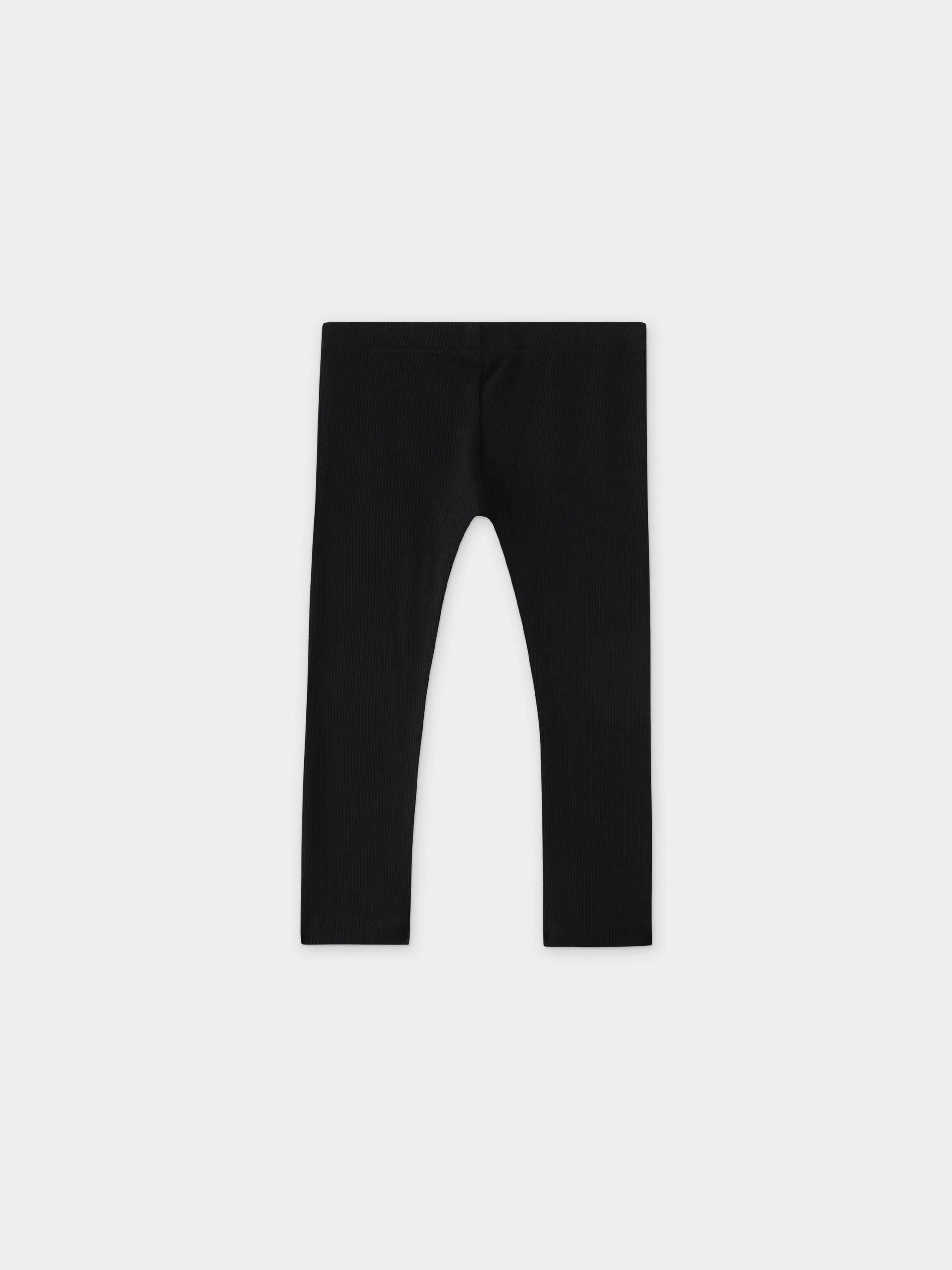 Ribbed Legging-Black