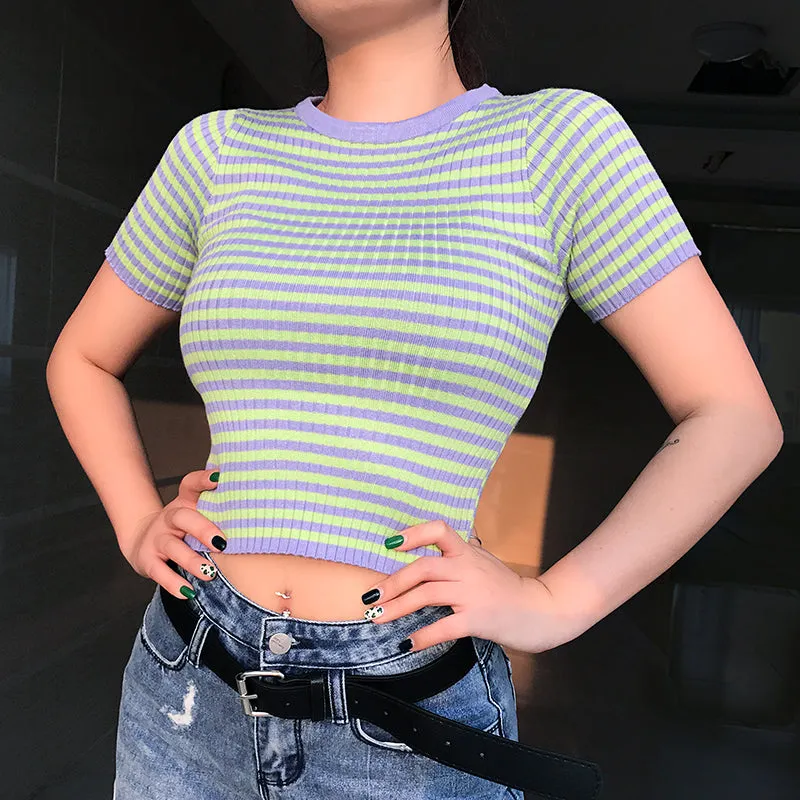 Round Neck Crop Top