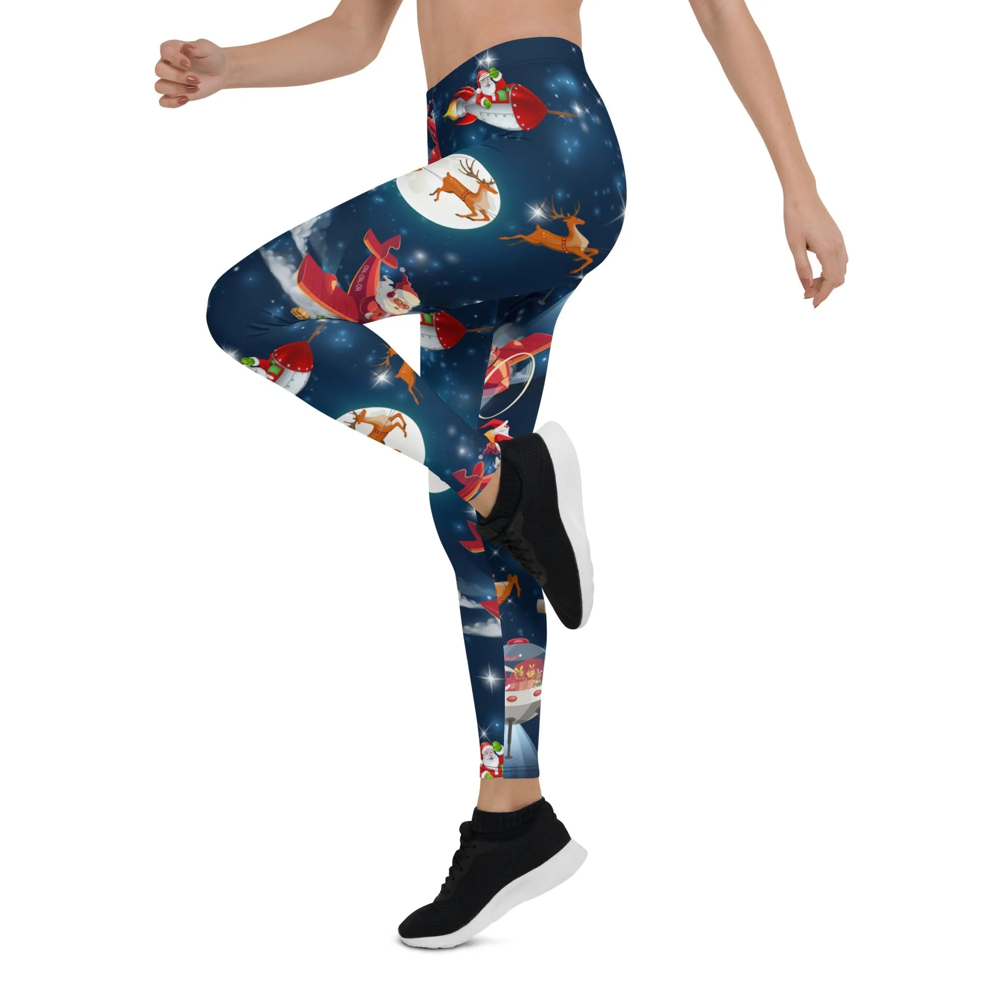 Santa Express Leggings