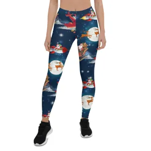 Santa Express Leggings