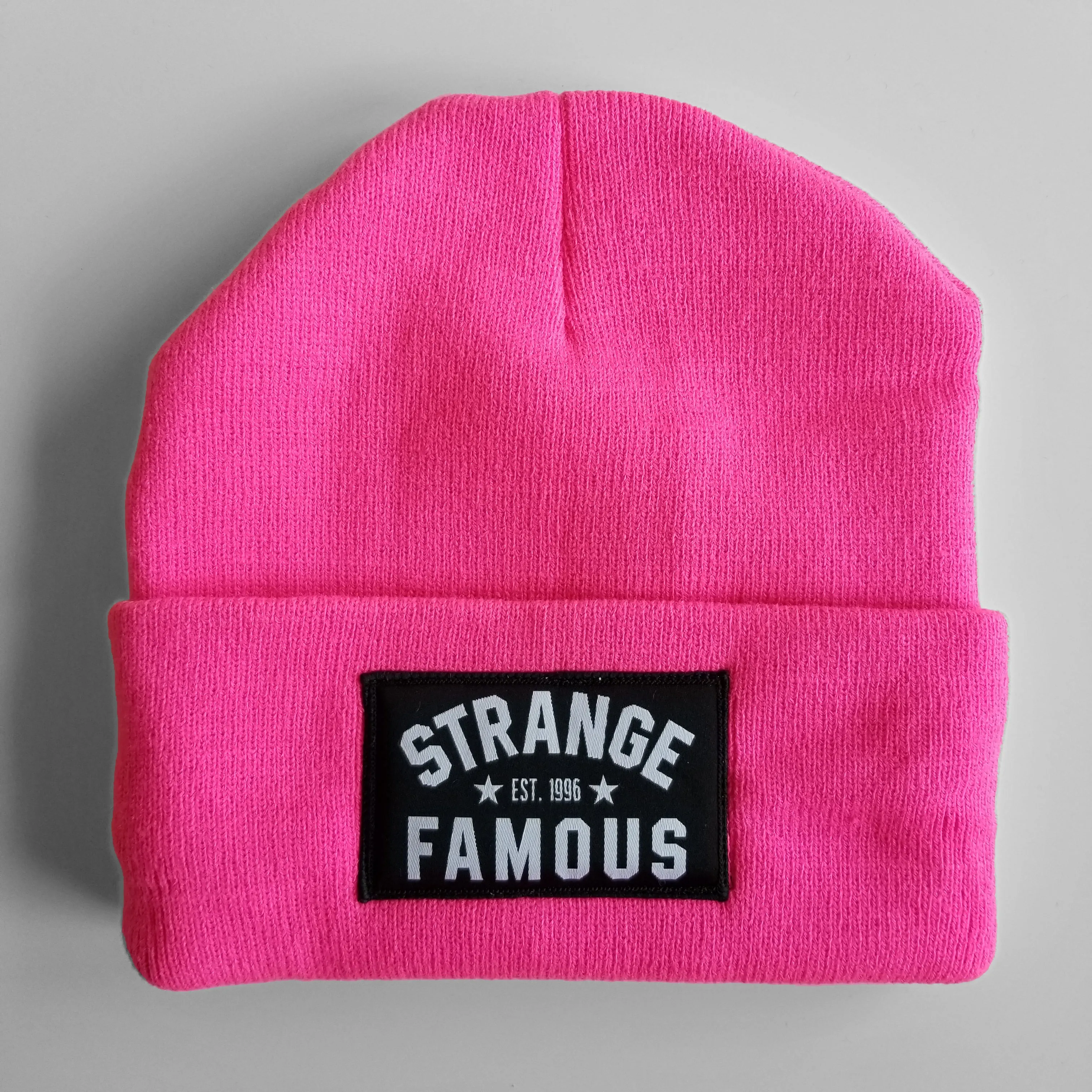 SFR Hot Pink Knit Hat