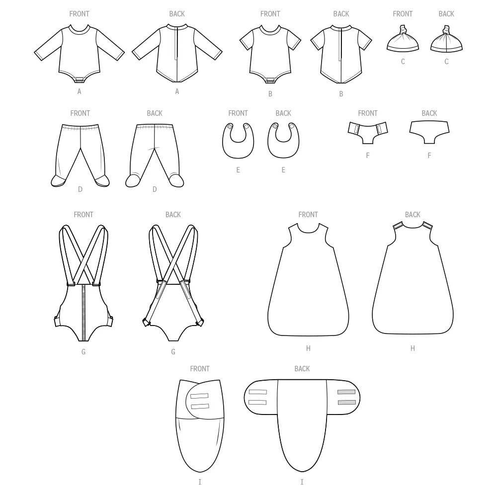 Simplicity Pattern S9903 Doll Clothes