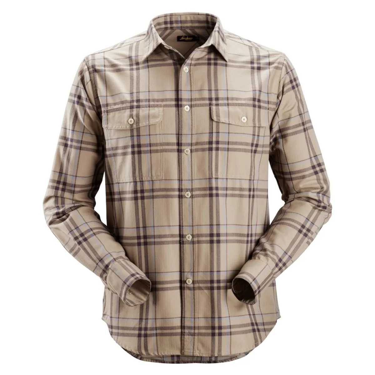 Snickers&#x20;8502&#x20;RuffWork,&#x20;Flannel&#x20;Checked&#x20;l&#x2F;s&#x20;Shirt&#x20;-&#x20;Navy&#x2F;&#x20;Chili&#x20;Red